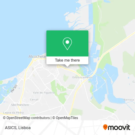 ASICS map