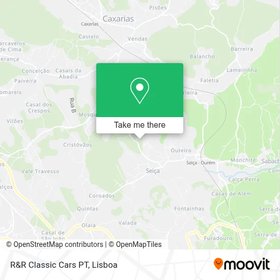 R&R Classic Cars PT map