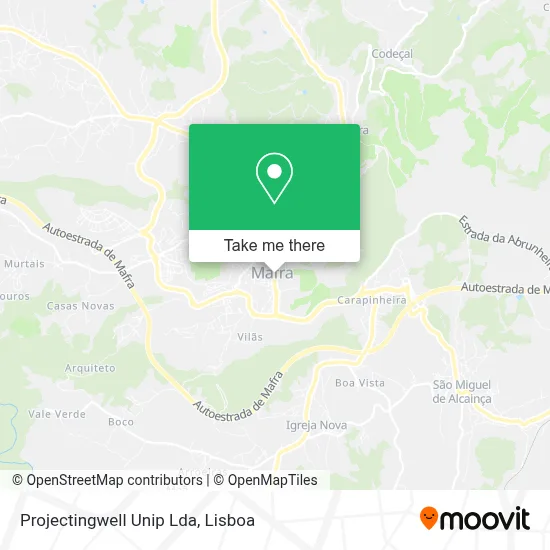 Projectingwell Unip Lda map