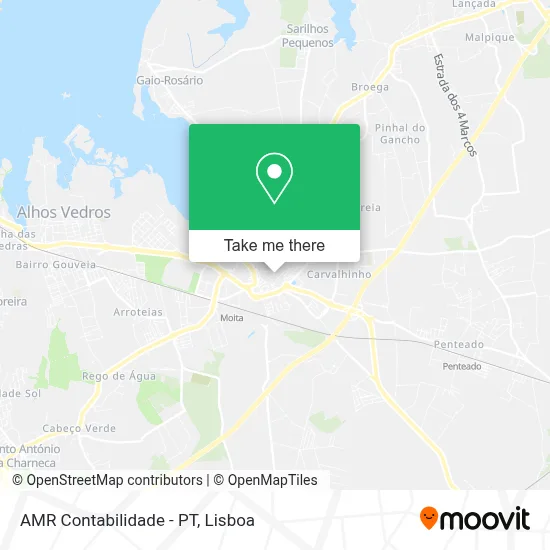 AMR Contabilidade - PT map