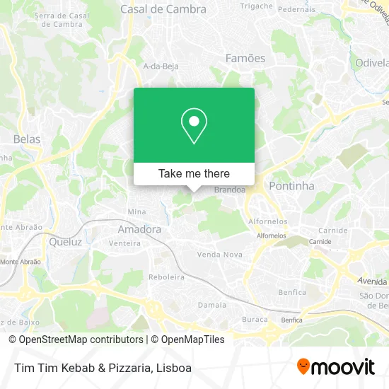 Tim Tim Kebab & Pizzaria map