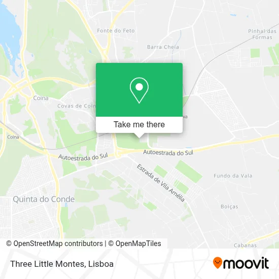 Three Little Montes map