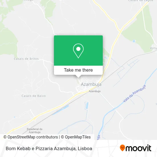 Bom Kebab e Pizzaria Azambuja map