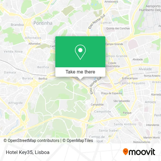 Hotel Key35 map