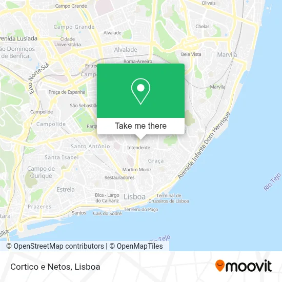Cortico e Netos map