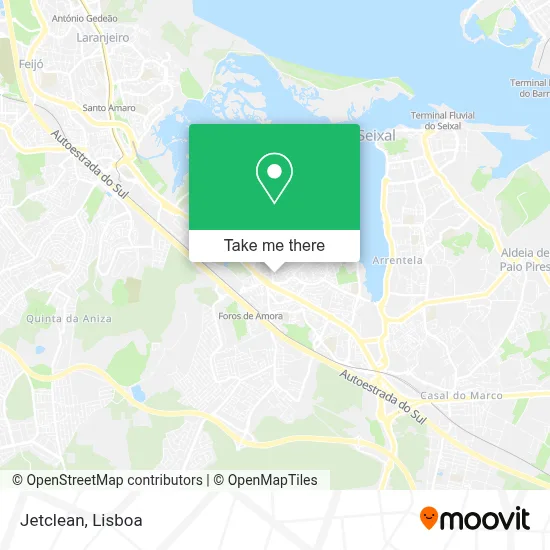Jetclean map