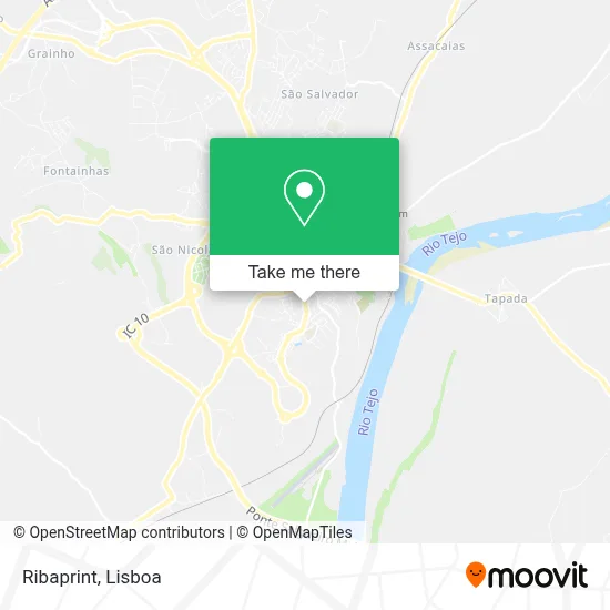 Ribaprint mapa