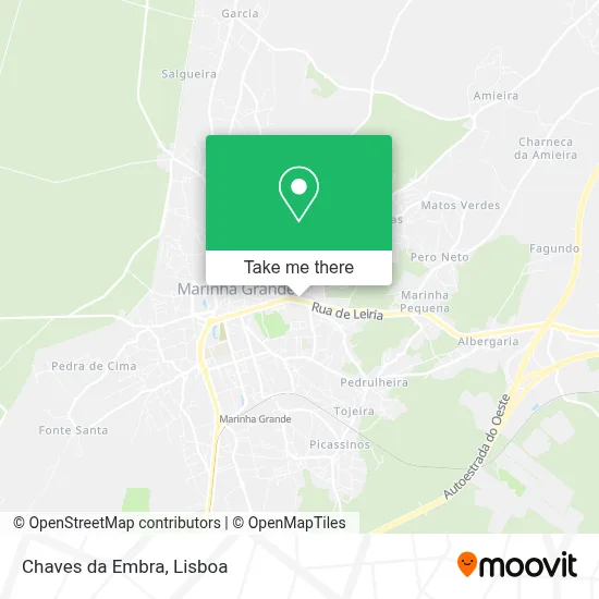 Chaves da Embra map