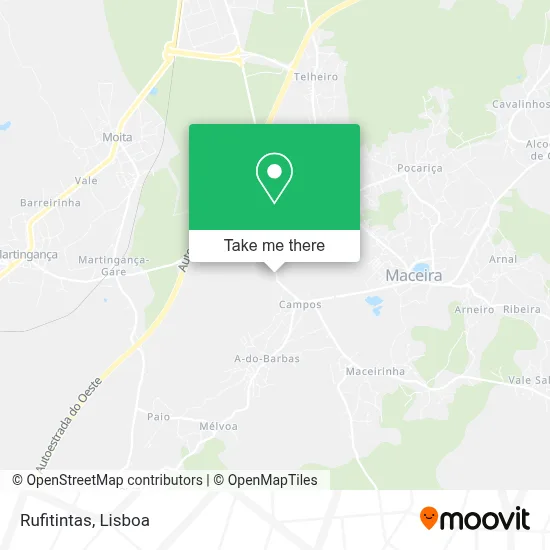 Rufitintas mapa