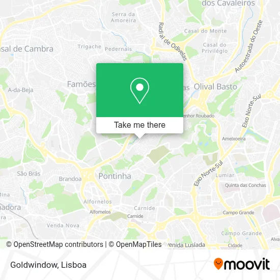 Goldwindow map