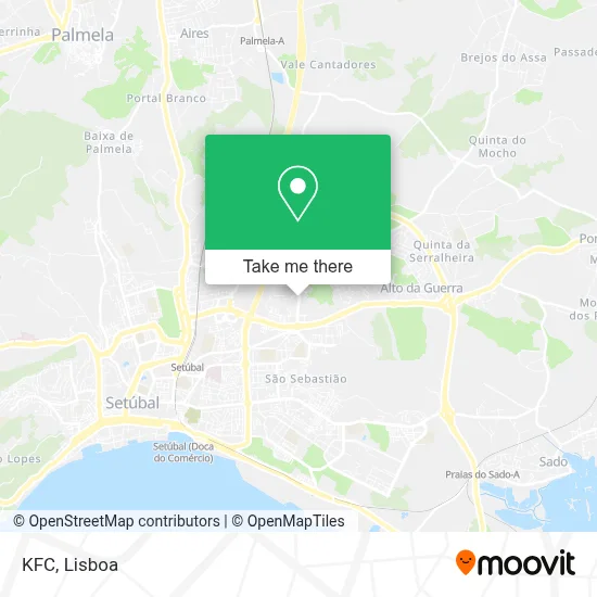 KFC map