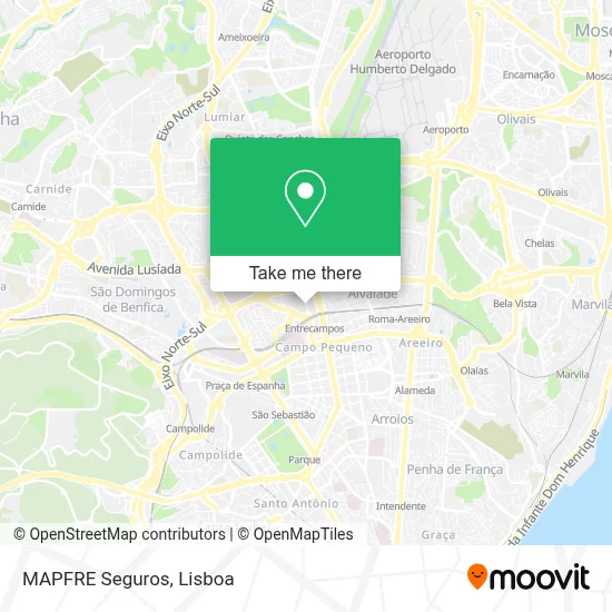 MAPFRE Seguros map