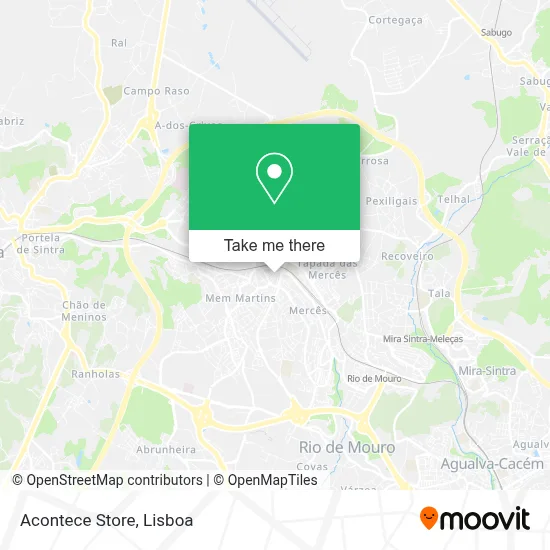 Acontece Store map