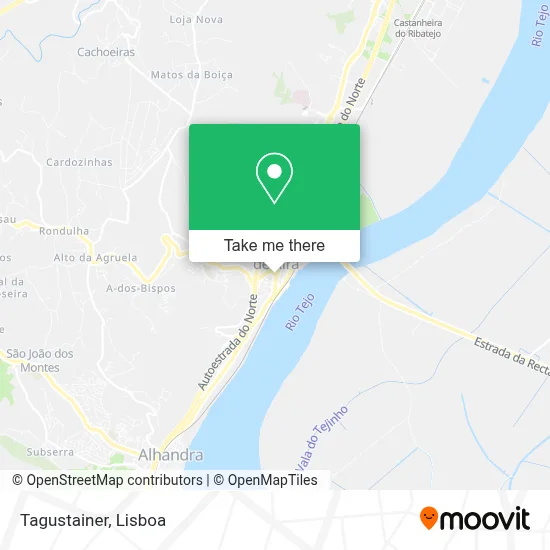 Tagustainer map