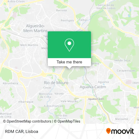 RDM CAR mapa