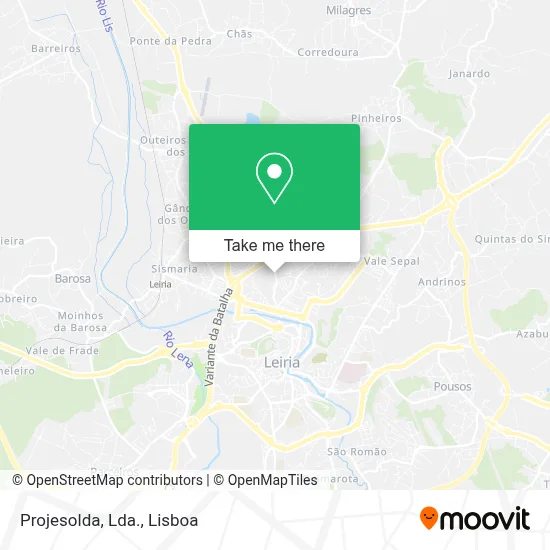 Projesolda, Lda. map