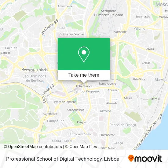 Professional School of Digital Technology map