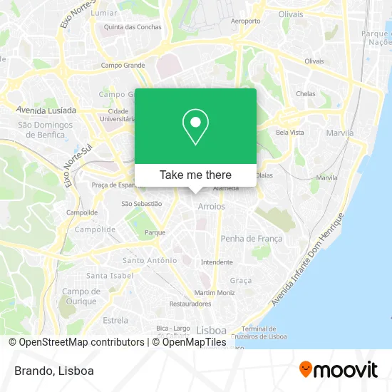 Brando map