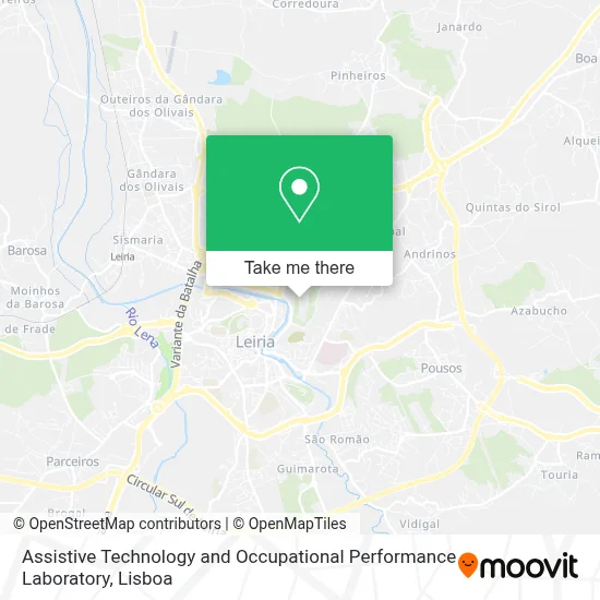 Assistive Technology and Occupational Performance Laboratory map