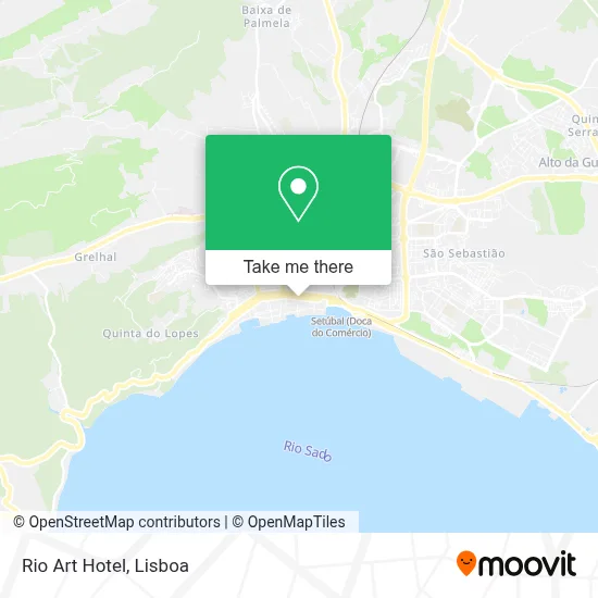 Rio Art Hotel map