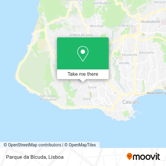 Parque da Bicuda map