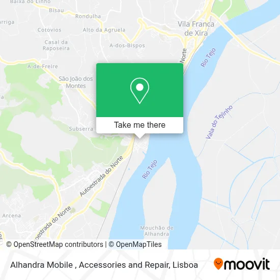 Alhandra Mobile , Accessories and Repair map
