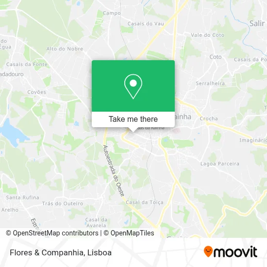 Flores & Companhia map