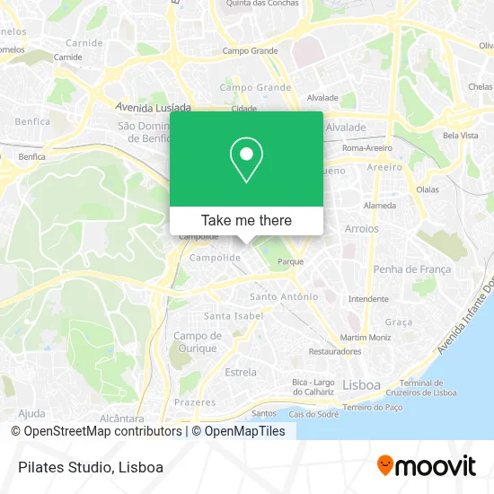 Pilates Studio map