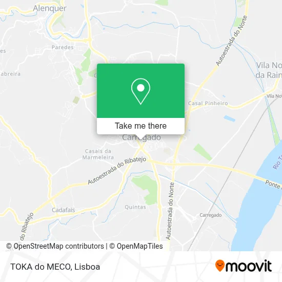 TOKA do MECO map
