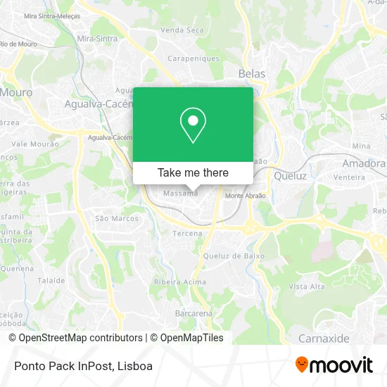 Ponto Pack InPost map