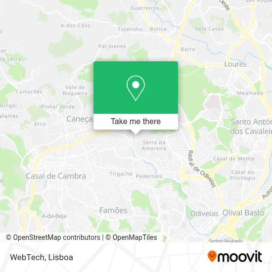 WebTech mapa