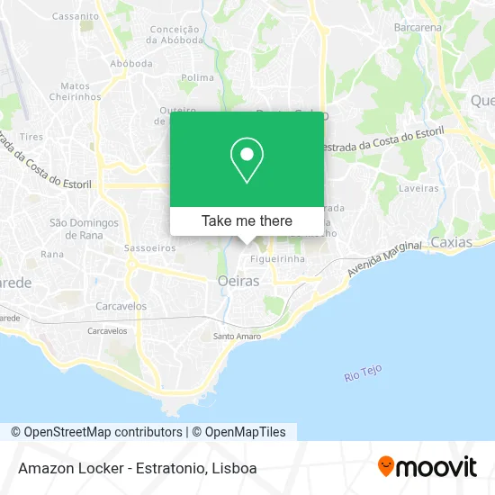 Amazon Locker - Estratonio map