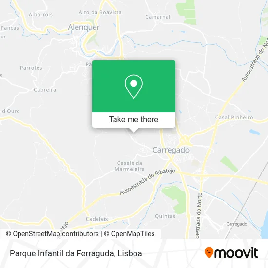 Parque Infantil da Ferraguda map