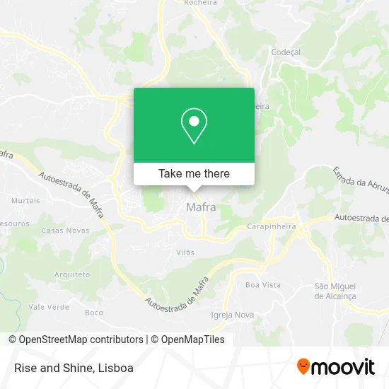 Rise and Shine map