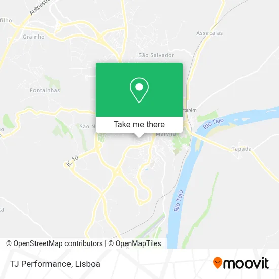 TJ Performance map