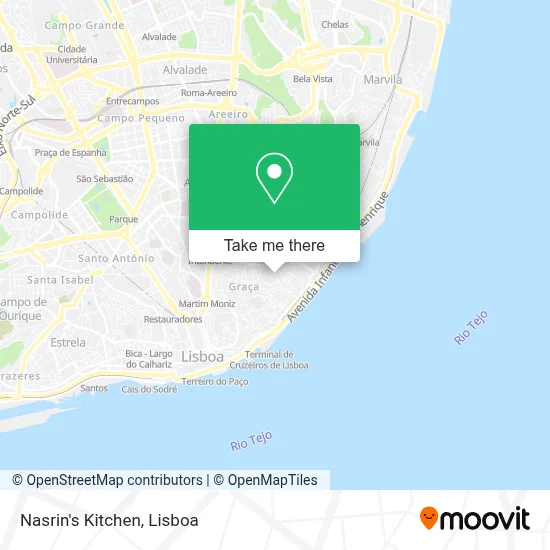 Nasrin's Kitchen map