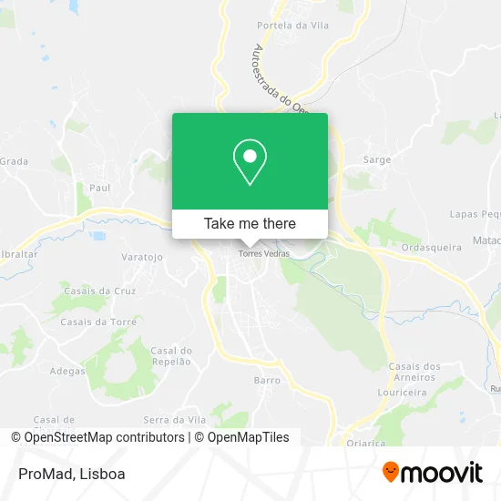 ProMad map