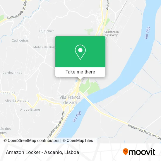 Amazon Locker - Ascanio map