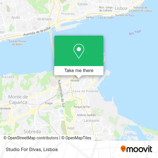 Studio For Divas map