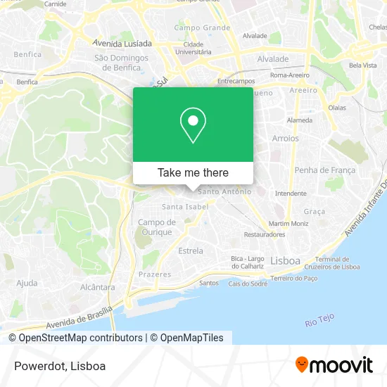 Powerdot map