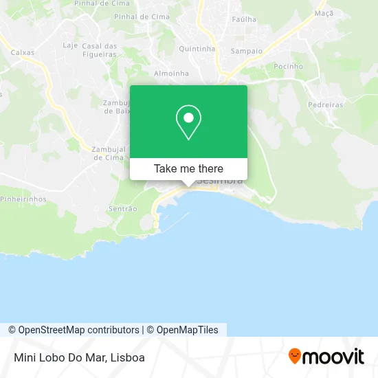Mini Lobo Do Mar map