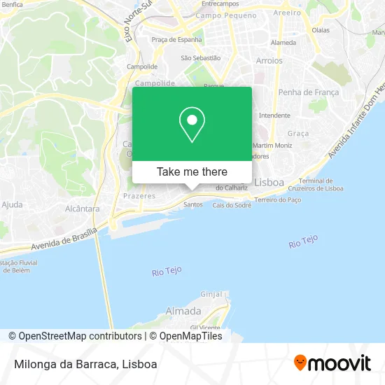 Milonga da Barraca map