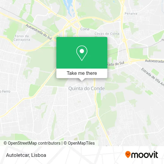 Autoletcar map