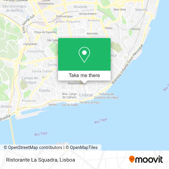 Ristorante La Squadra map