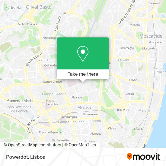 Powerdot map