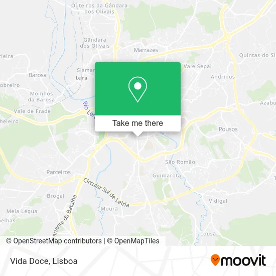 Vida Doce map