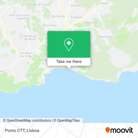 Ponto CTT map