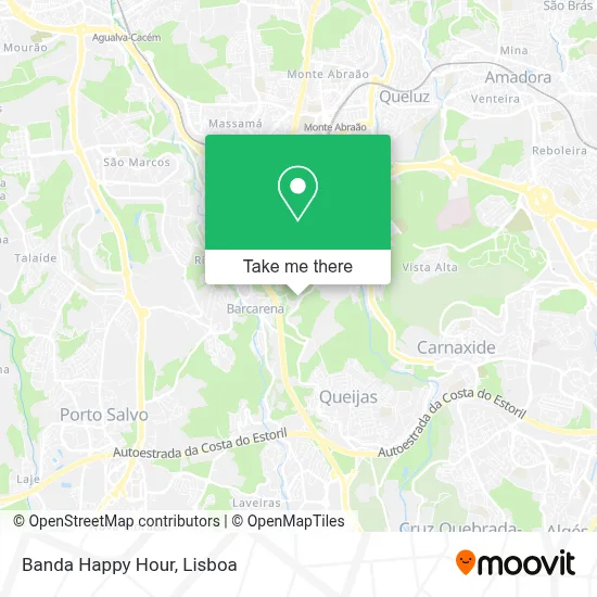 Banda Happy Hour map