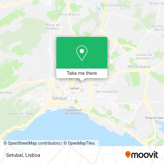 Setubal map