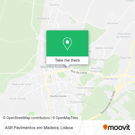 ASR Pavimentos em Madeira map